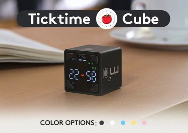 Flippable Cubic Timer Clocks : Ticktime Cube