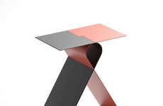 Intersecting Two-Part Side Tables