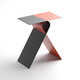 Intersecting Two-Part Side Tables Image 1