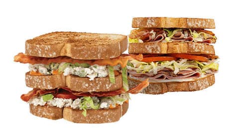 Stacked Chicken Salad Sandwiches