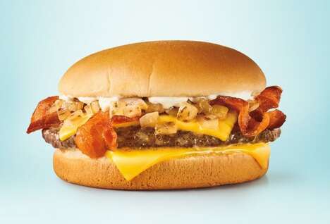 Buttery Bacon-Filled Burgers
