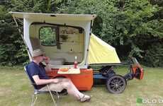 Electrically Powered Bicycle Campers