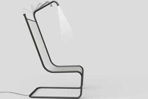 Industrial Light-Equipped Chairs: The 'Hidden Light' Chair Swivels to ...