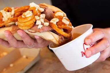 QSR Poutine Dip Sandwiches