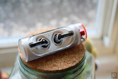 Lipstick-Inspired Wireless Earbuds