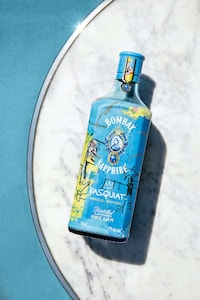Art-Printed Gin Bottles Image 1