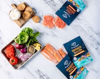 Salmon Bacon Strips