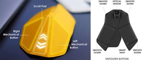 Thin Travel Computer Mouse