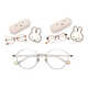 Minimalist Bunny-Themed Eyeglasses Image 1
