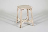 Plastic-Inspired Wooden Stools Image 2