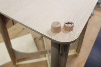 Plastic-Inspired Wooden Stools Image 7