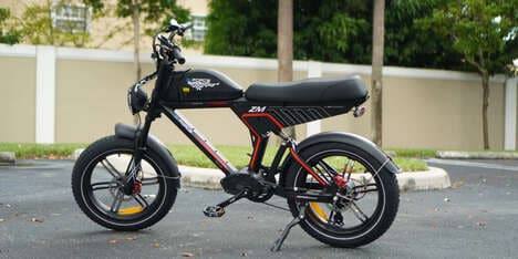 Ergonomic Motorcycle-Inspired E-Bikes