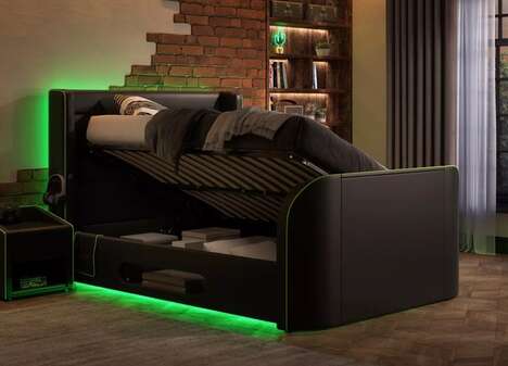 Ergonomic Gaming-Centric Beds