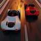 Retrofuturism Split-Body Race Cars Image 5