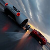 Retrofuturism Split-Body Race Cars Image 6