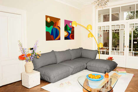Modular Vibrant Rounded Sofas