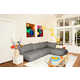 Modular Vibrant Rounded Sofas Image 1