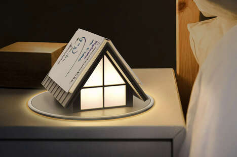 Cabin-Shaped Reading Lights