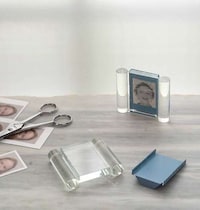 Cylindrical Glass Photo Frames