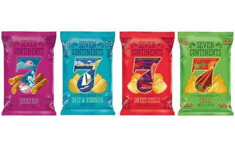 Travel-Inspired Snack Chips