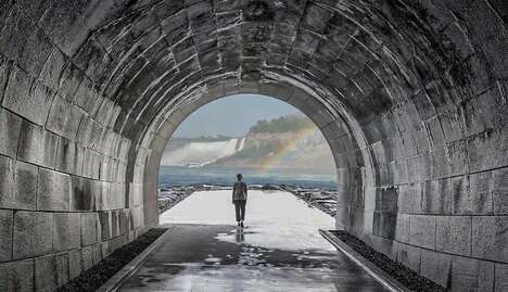 Canadian Waterfall Tunnels