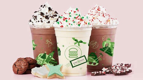 Festive Christmas Cookie Shakes