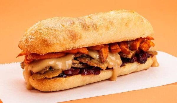 Vegan Thanksgiving Leftovers Sandwiches
