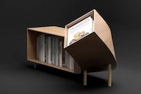 Twisted Wooden Boxed Sideboard Image 1