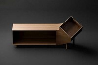 Twisted Wooden Boxed Sideboard Image 3