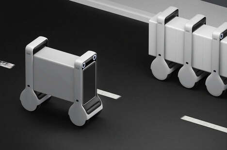 Smiling Package Delivery Robots