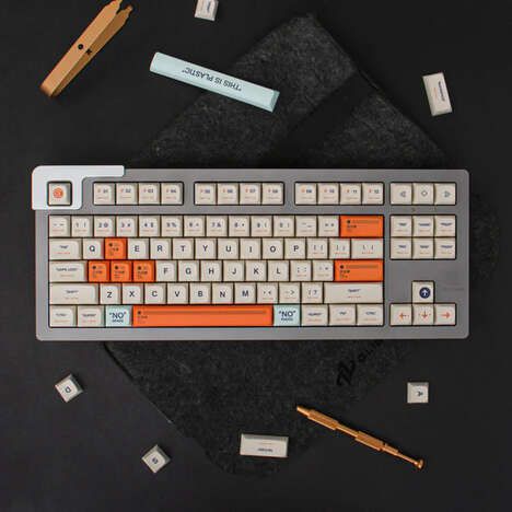 Hand-Machined Keyboard Keycaps