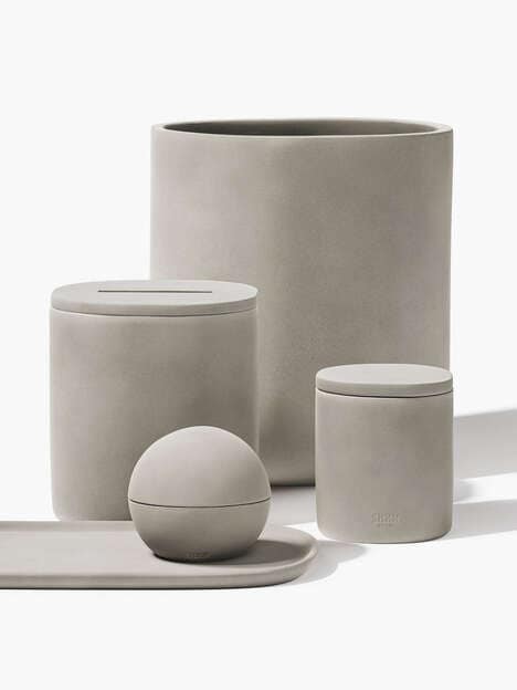 Concrete Hand-Poured Home Sculptures