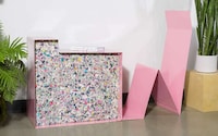 Contemporary Upcycled Bright Benches Image 4