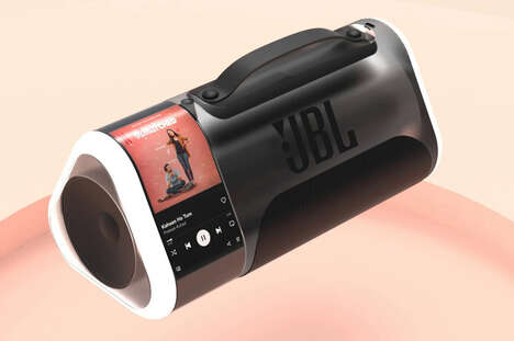 Triangular Touchscreen Speakers