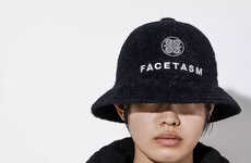 Logo-Centric Textile Bucket Hats