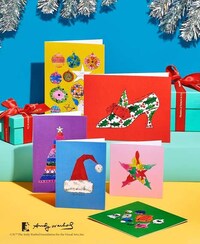 Luxe-Jewelry Artful Holiday Cards Image 2