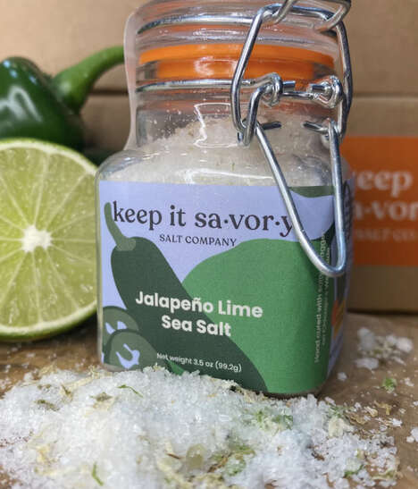 Jalape&ntilde;o Lime-Infused Sea Salts