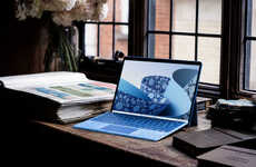 Florally Accented Laptop Models