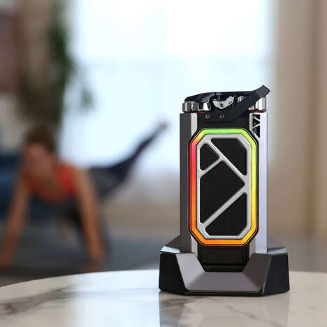 Futuristic Mechanical Speakers