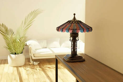 Antique-Style Building Block Lamps