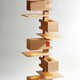 Stacked Wooden Light Fixtures Image 1