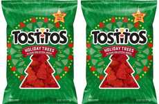 Tree-Shaped Snack Chips
