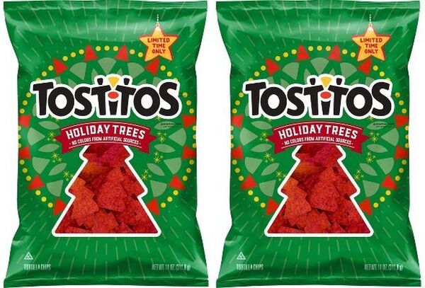 Tree-Shaped Snack Chips
