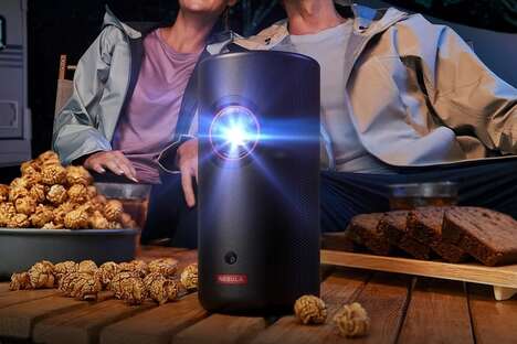 Tubular Portable Projector Units