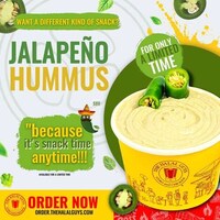 Creamy Jalape&ntilde;o Hummus Dips Image 2