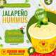 Creamy Jalapeño Hummus Dips Image 2