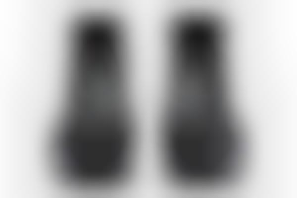 Futuristic All-Black Sleek Footwear