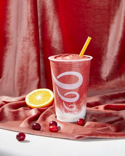 Festive Cranberry Orange Smoothies