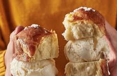 Bread Roll-Infused Ice Creams