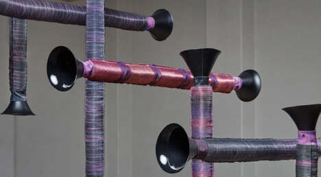 Whimsical Woven Speakers